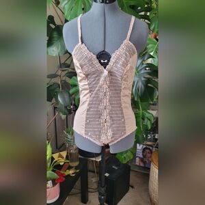 Vintage Lingerie/ Romper Beige /Cream